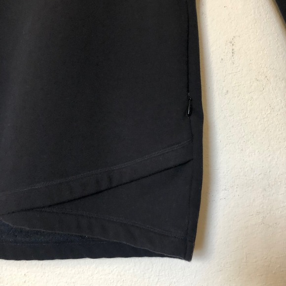 Athleta Pullover Womens S Black Quarter Zip Fleece Lined Pockets Asymmetrical - Picture 11 of 16